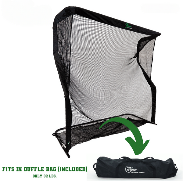 The Net Return Large 8 Pro Series 8'x8' Golf Net Indoor Golf Outlet