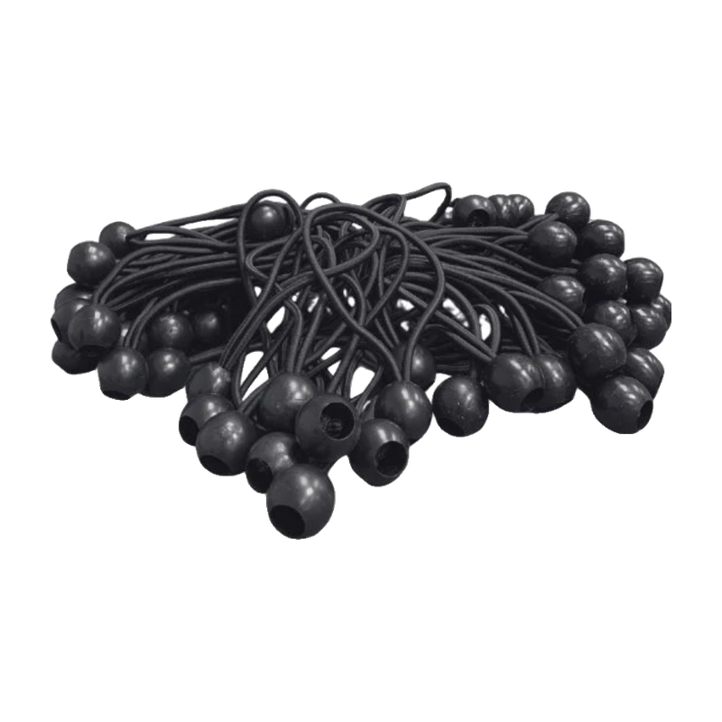 6-Inch Ball Bungees 50 Count image of all the balls.