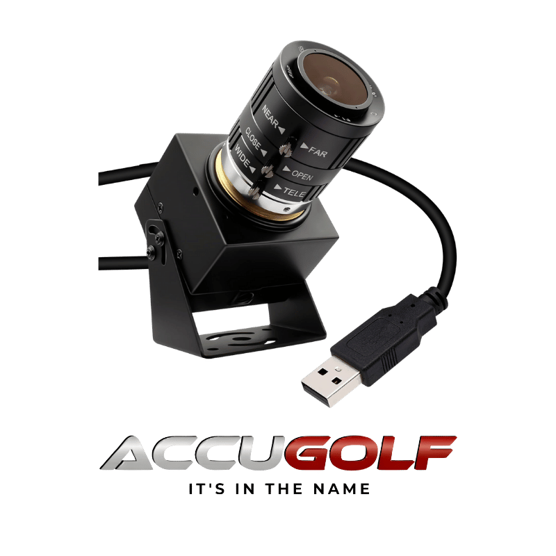 AccuGOLF Swing Camera front view with USB.