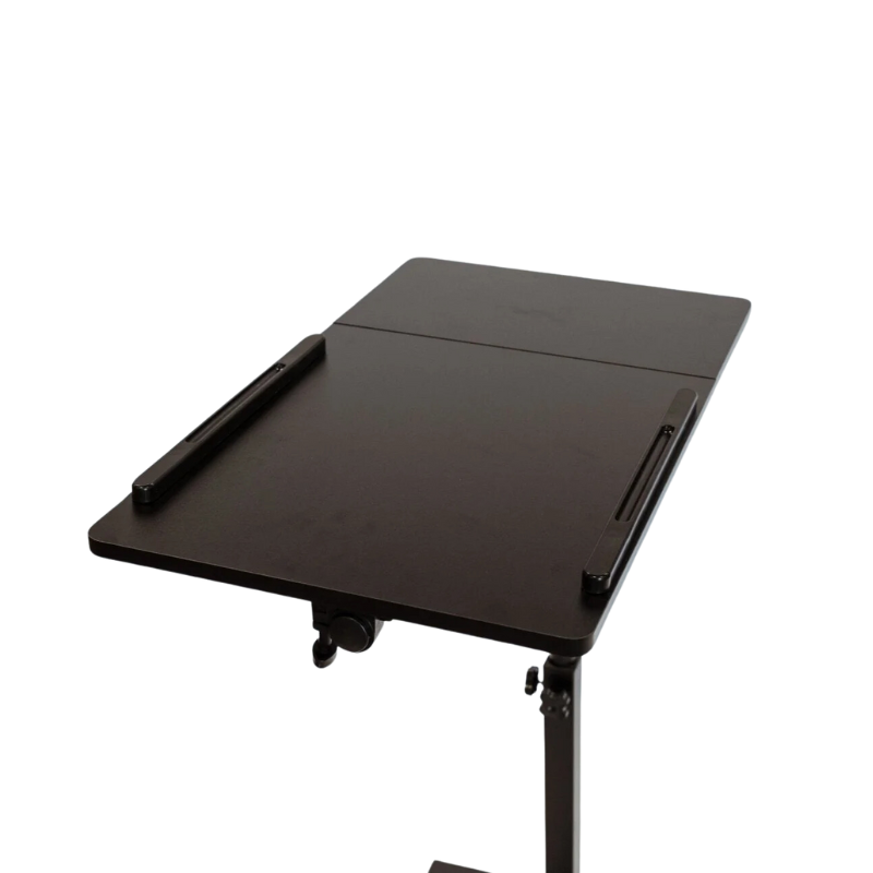 Adjustable Height Mobile Laptop Stand top view.