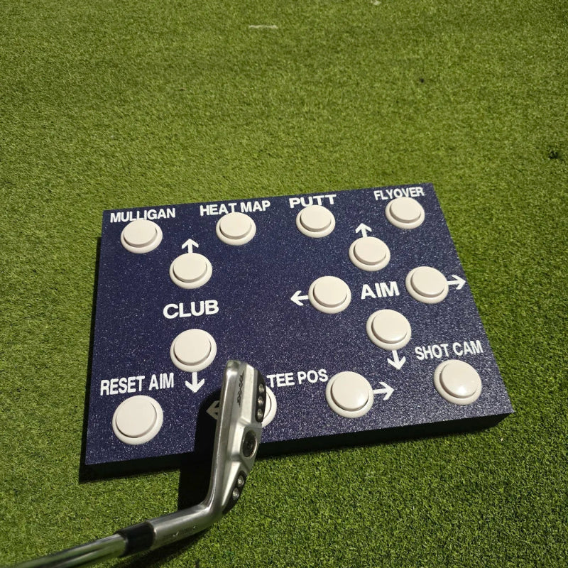 BA Custom Wireless GSPro Plug and Play Control Box dark blue with putt.