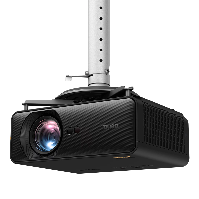 BenQ AH500ST 4000 Lumen Short Throw 1080P Laser Golf Simulator Projector ceiling mounted view.