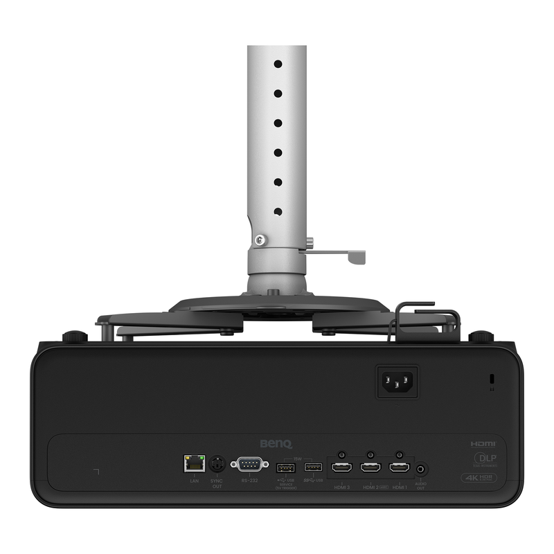 BenQ AK800ST rear input ports.