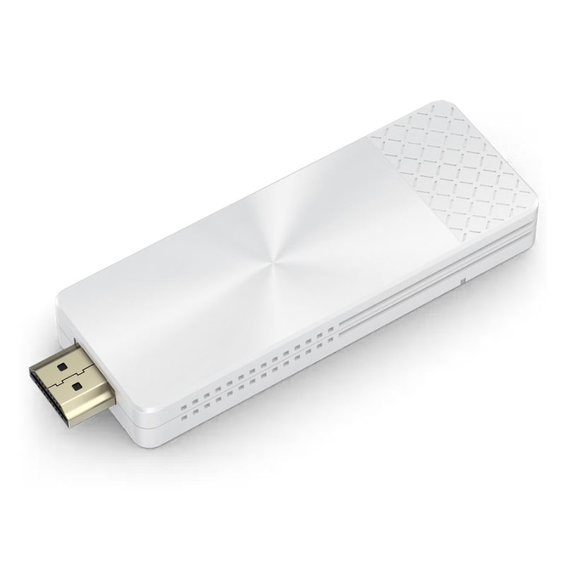 BenQ Qcast Mirror QP30 HDMI Wireless Dongle flat facing view. 