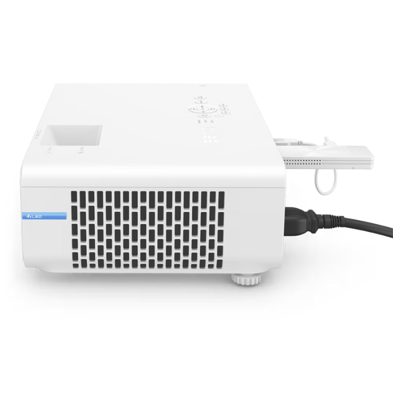 BenQ Qcast Mirror QP30 HDMI Wireless Dongle side projector view.