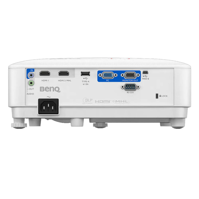 BenQ TH671ST 3000-Lumen Short Throw 1080P Golf Simulator Projector rear view.