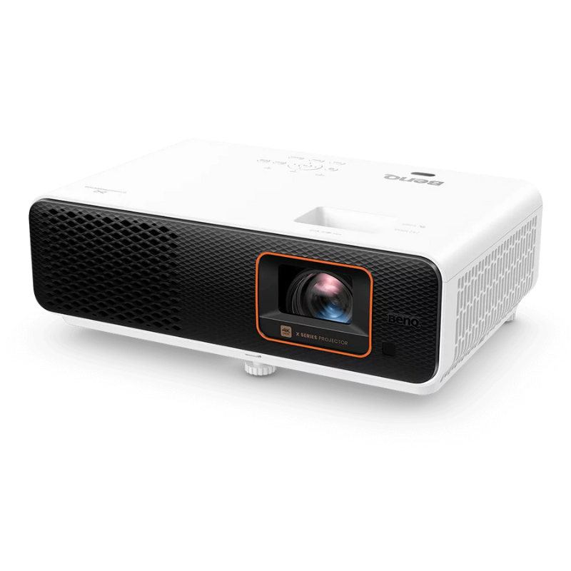 BenQ X500i 4K HDR 4LED Short Throw Console Gaming Projector right side view.