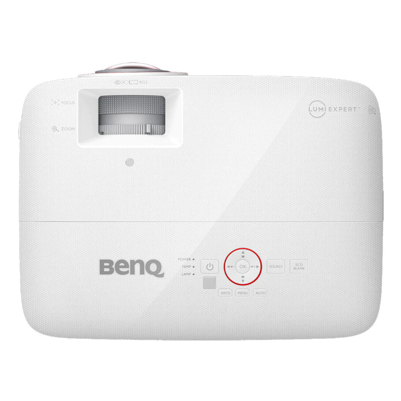 BenQ TH671ST 3000-Lumen Short Throw 1080P Golf Simulator Projector top view.