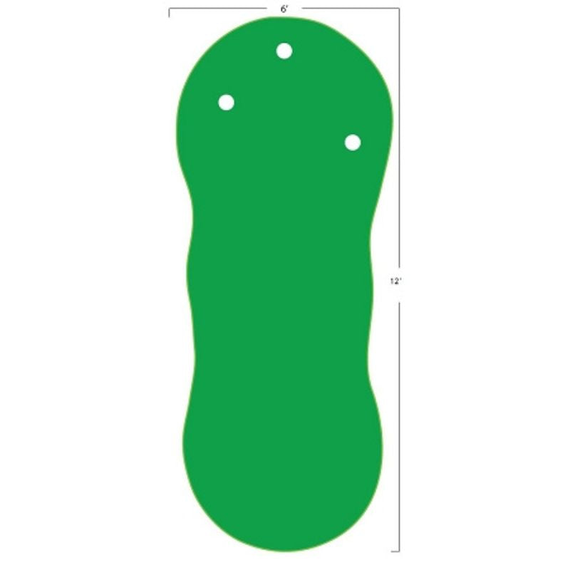 Big Moss Golf The General V2 12x6 foot putting green.