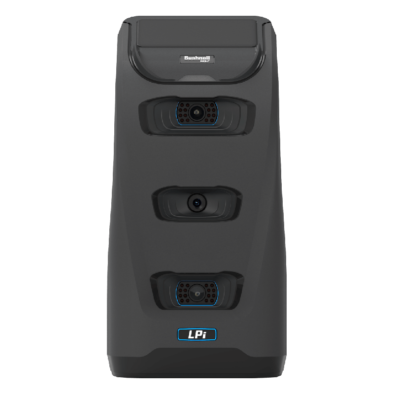 Bushnell LPi front black case blue logo.