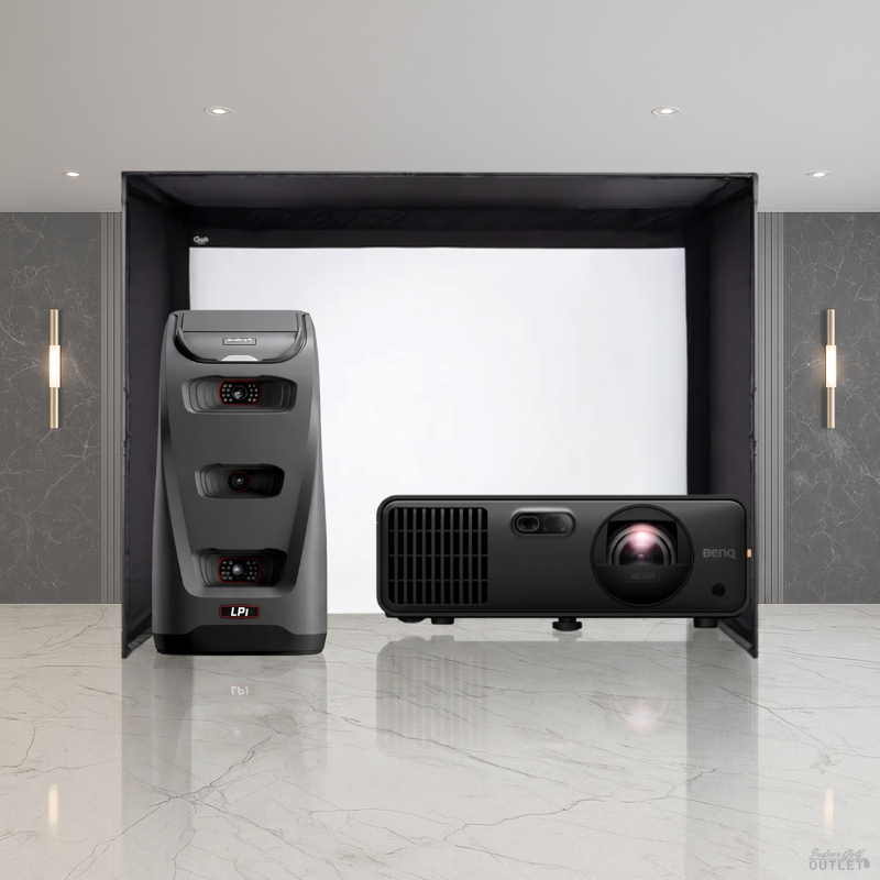 Bushnell Launch Pro Indoor Launch Monitor Projector DIY Golf Simulator ...