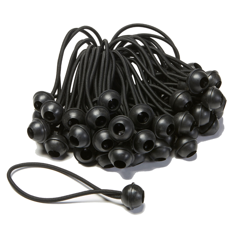 Carl&#39;s Place 6-Inch Black Ball Bungees