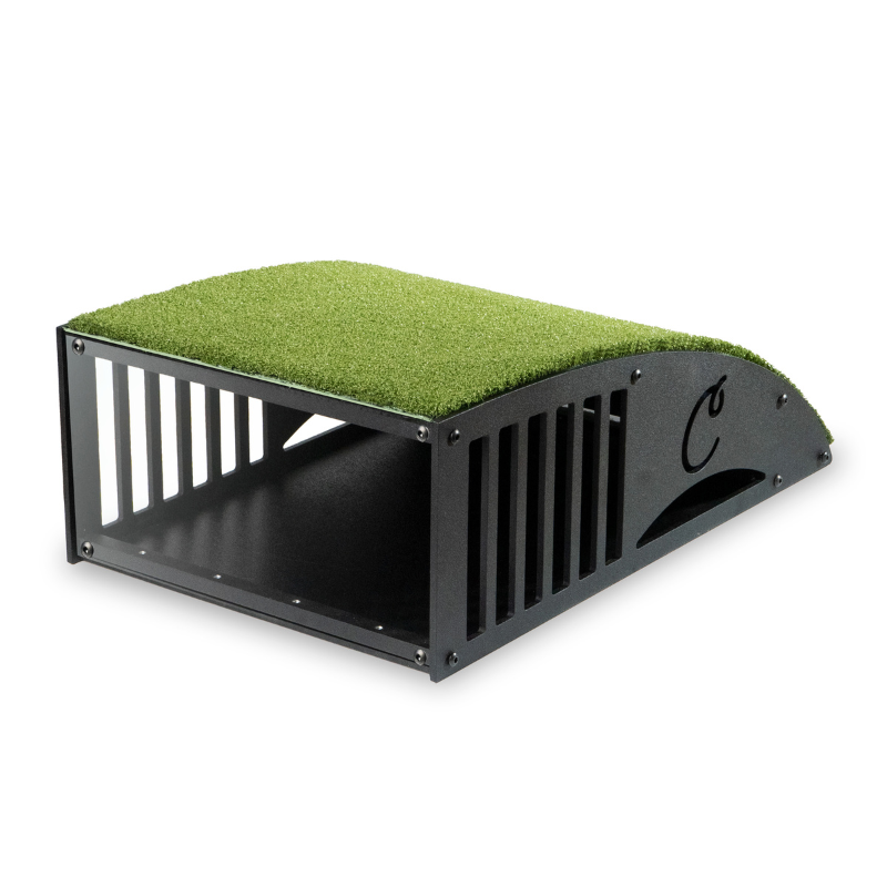 Carl's Place Floor Mounted Projector Enclosure front angle view.