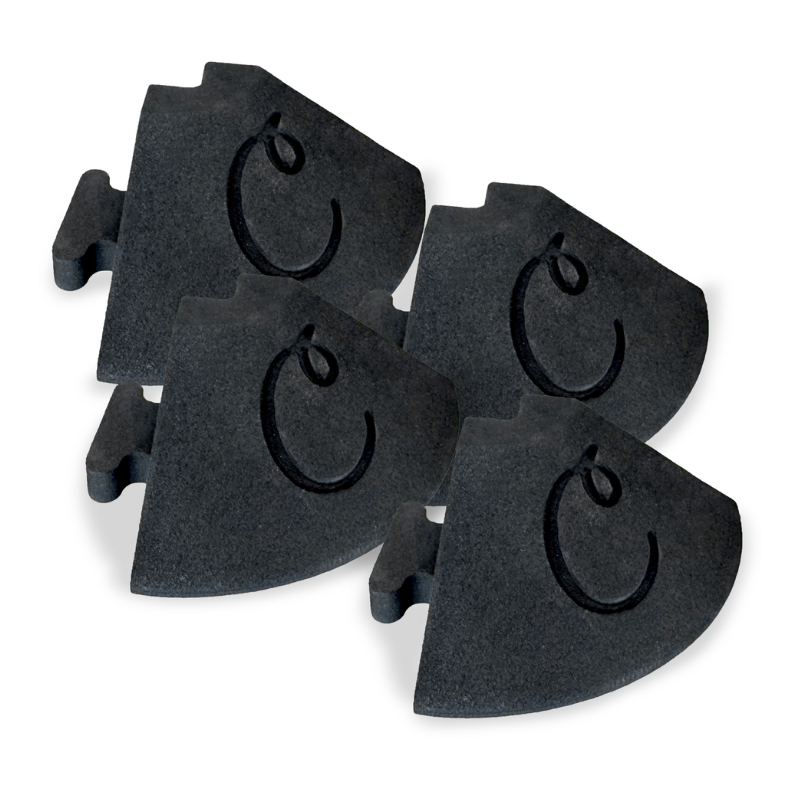 Carl's Place Golf Room Floor Tile System corner pieces.