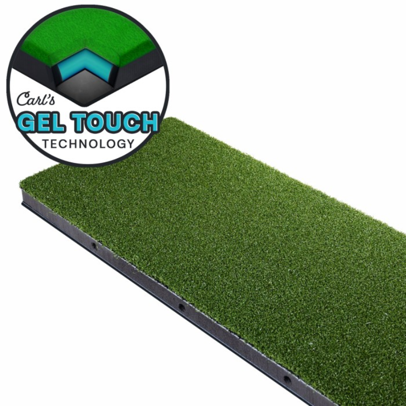 Carls Place HotShot Golf Mat System Gel Divot Strip with Carl&#39;s Gel Touch Technology.