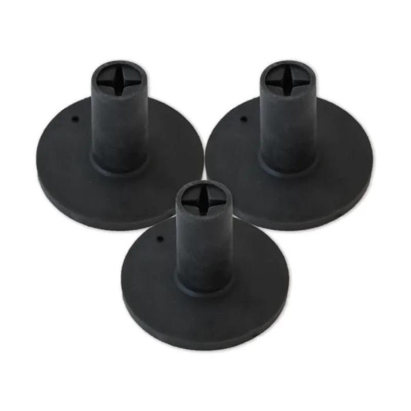 Carl's Place Rubber Tee Holder trio.