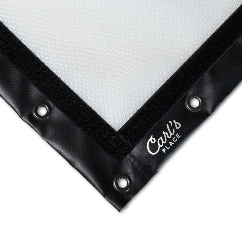 Carl&#39;s Place Standard Golf Impact Screens Classic with Loop Fasteners finishing.