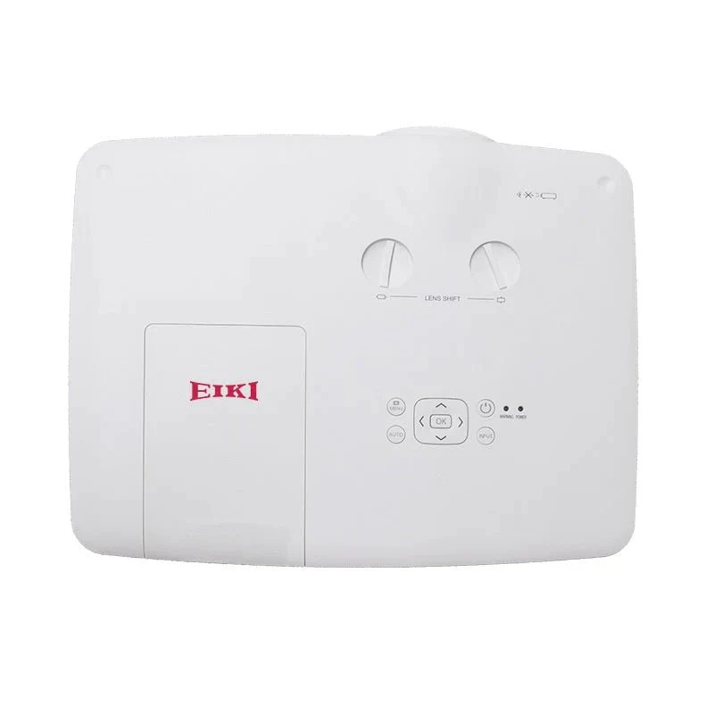 EIKI EK-308U 6000-Lumens WUXGA Normal Throw Golf Simulator Projector top view.