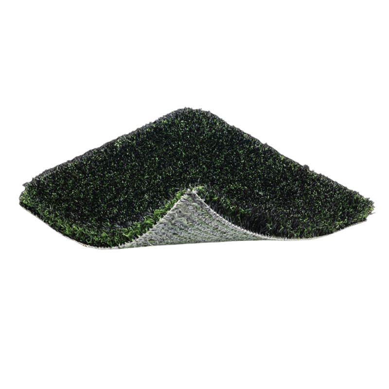 EZTee Camo Golf Hitting Mat and Tee Line Turf close up of turf sample showing texture and white background.