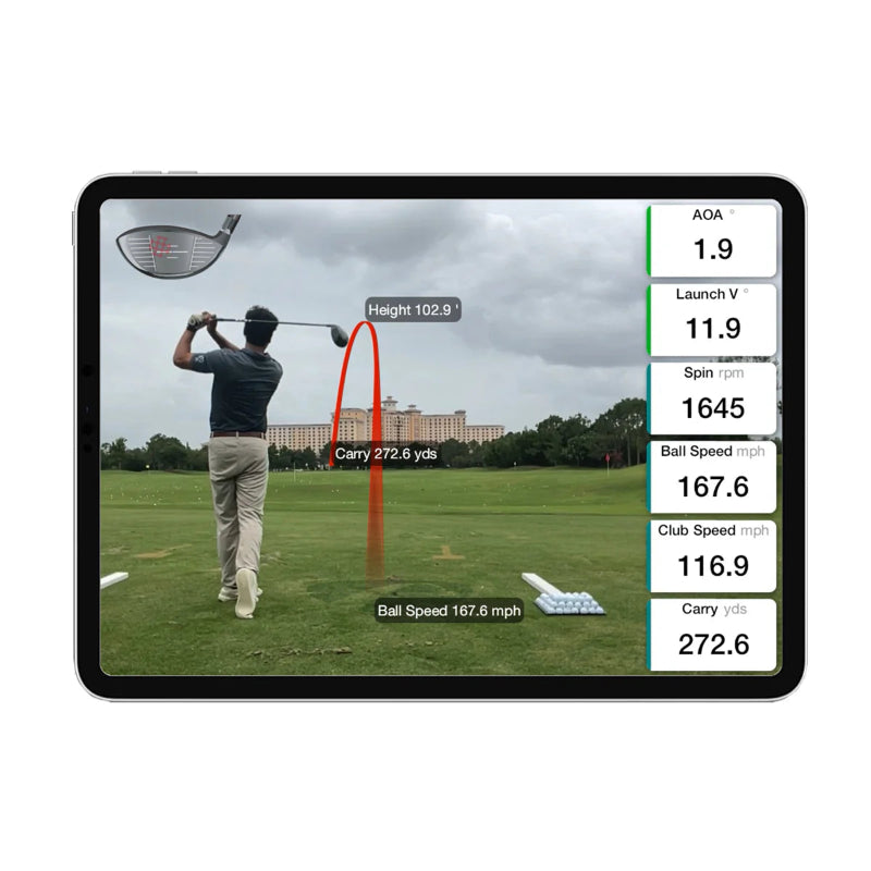 FlightScope Face Impact Location tracer.