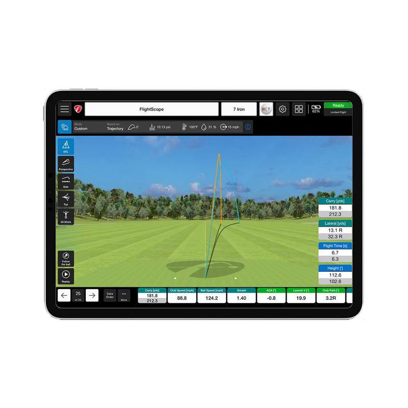 Flightscope Simulator Dimensions FlightScope X3C Launch Monitor and Golf Simulator - Indoor Golf Outlet