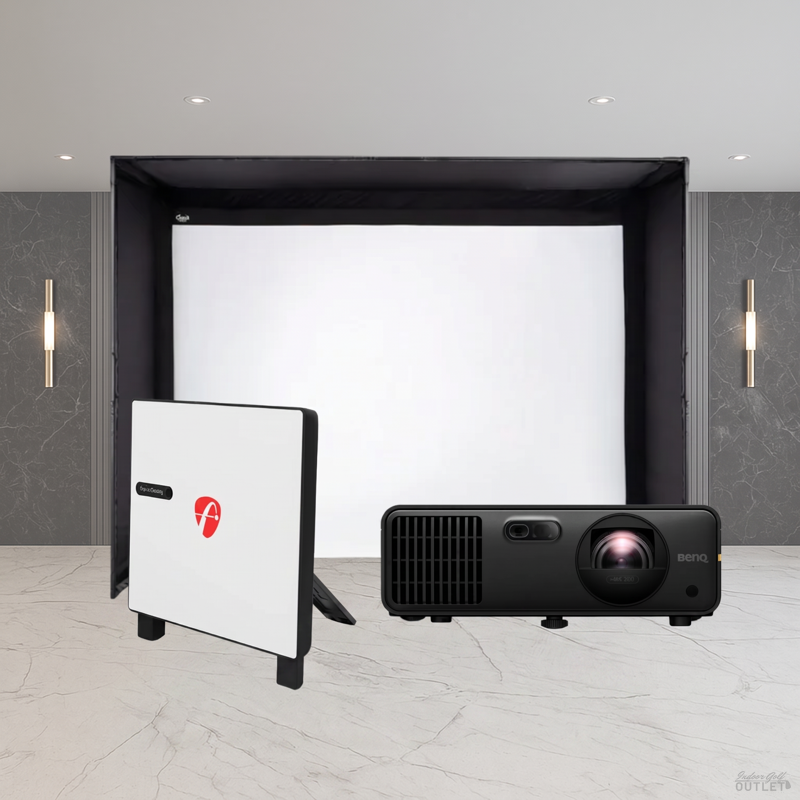 FlightScope X3C DIY Golf Simulator Enclosure Projector Package.