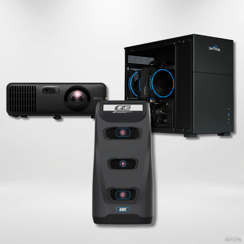 Foresight GC3 Commercial Launch Monitor Projector Golf Simulator Computer Package.