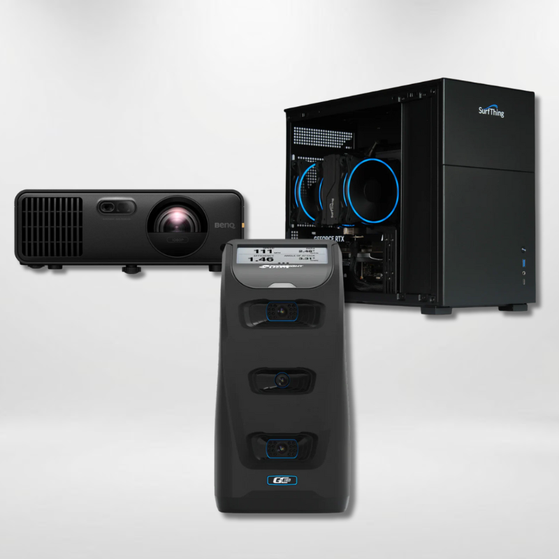 Foresight GC3S Commercial Launch Monitor Projector Golf Simulator Computer Package.