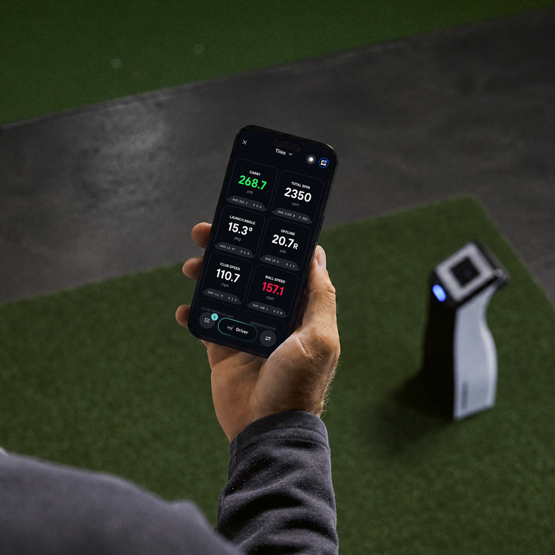 Foresight Sports GC2 Launch Monitor shot data in the Foresight app.