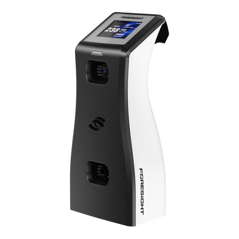 Foresight Sports GC2 Launch Monitor front angle view.