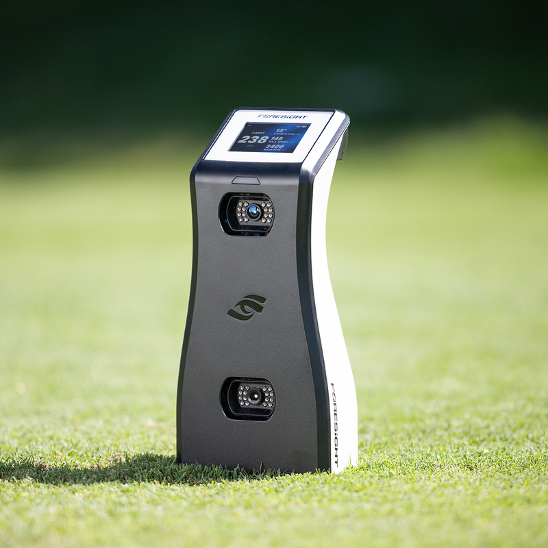 Foresight Sports GC2 Launch Monitor on the golf course.