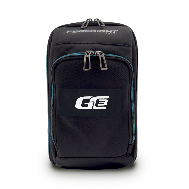 Foresight Sports GC3 Buddy Bundle sling bag with GC3 patch.