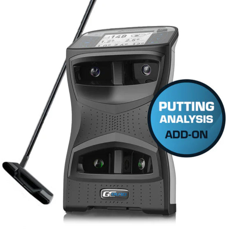 Foresight Sports GCQuad Essential Putting Analysis front view.