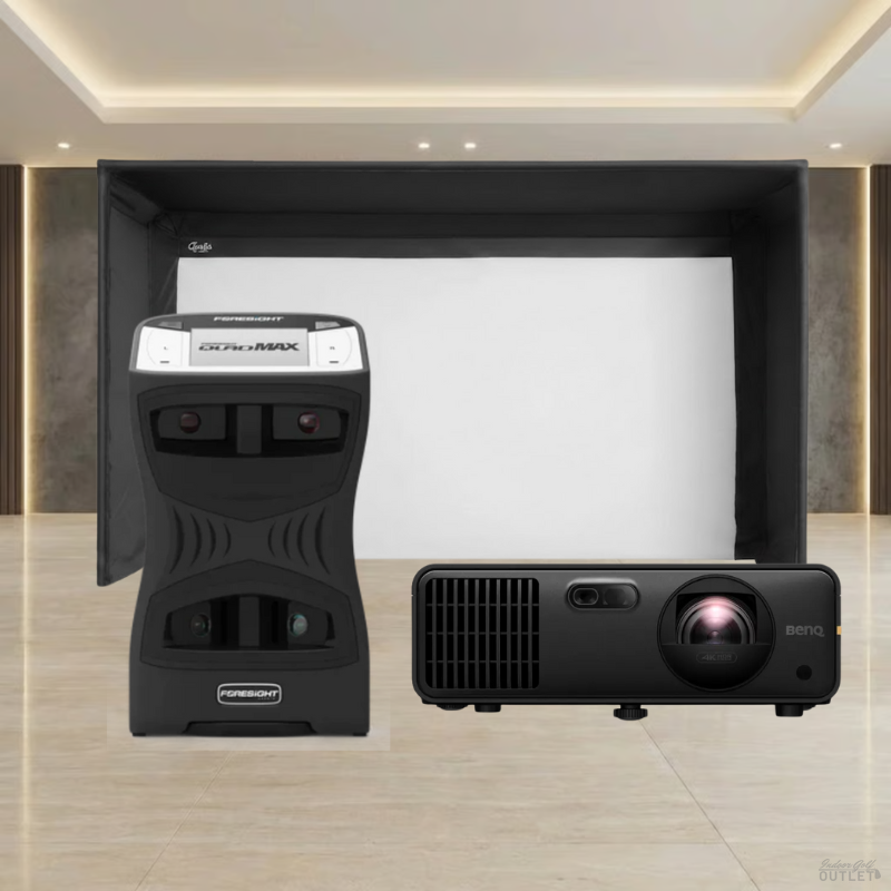 Foresight Sports QuadMAX Launch Monitor Carl's Place Pro Golf Simulator Package.