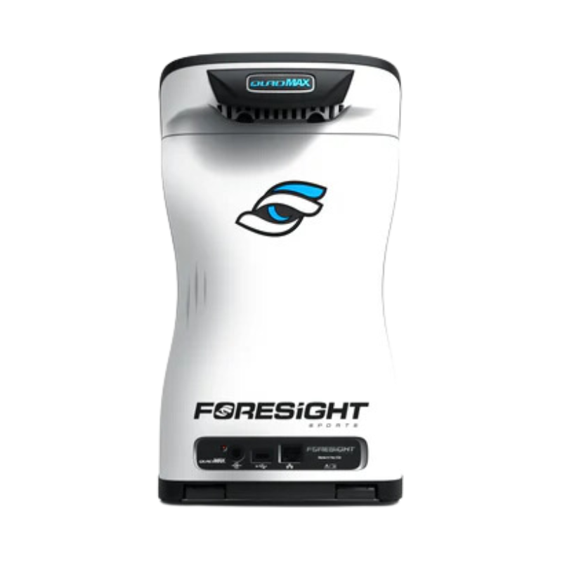 Foresight Sports QuadMAX Launch Monitor rear view.