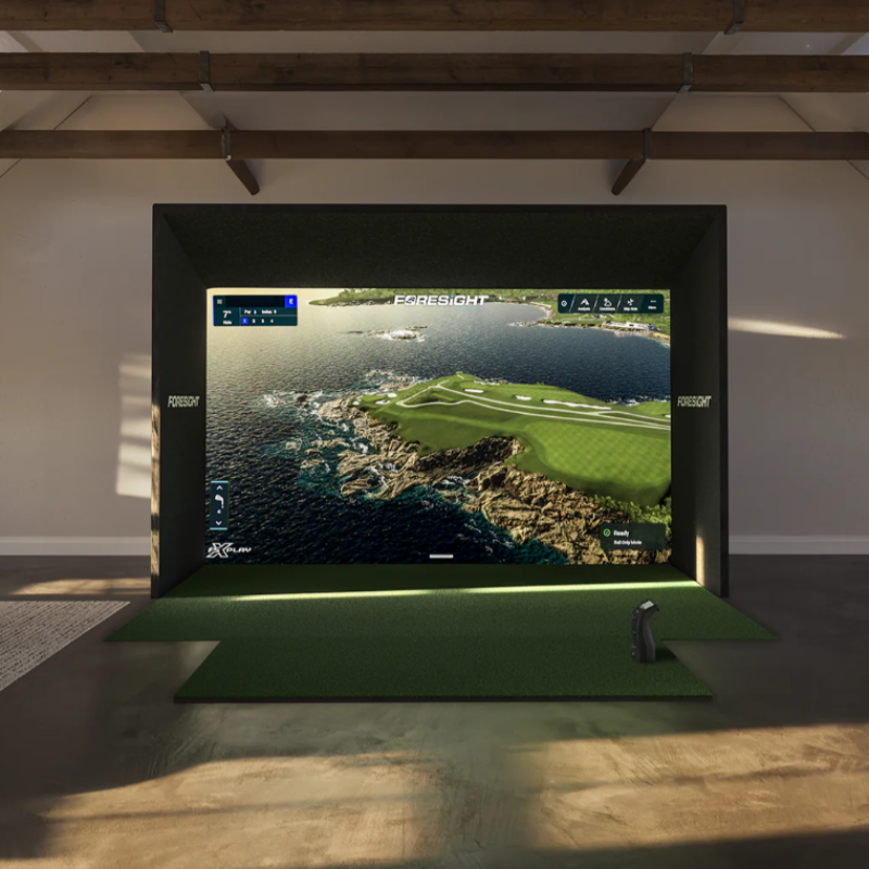 Foresight Sports SIM IN A BOX Custom Golf Simulator GC3 13 feet wide.