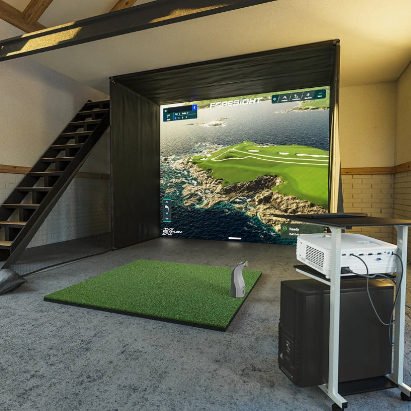 Foresight Sports SIM IN A BOX® Play 10' - GC3 angled right view.