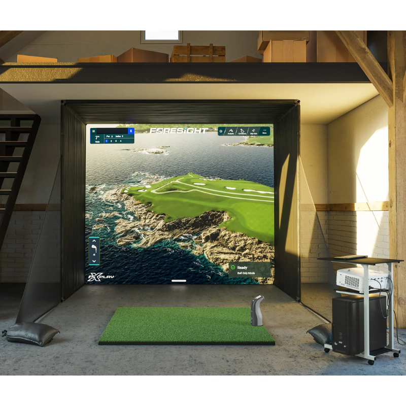 Foresight Sports SIM IN A BOX® Play 10' - GC3 front view.