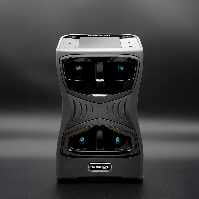 Foresight Sports Volition America QuadMAX Launch Monitor front view.