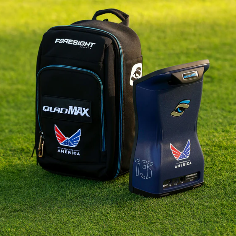 Foresight Sports Volition America QuadMAX Launch Monitor sling bag.