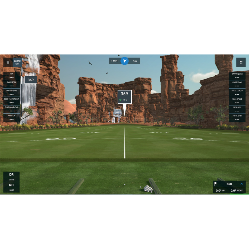 GSPro Software driving range.