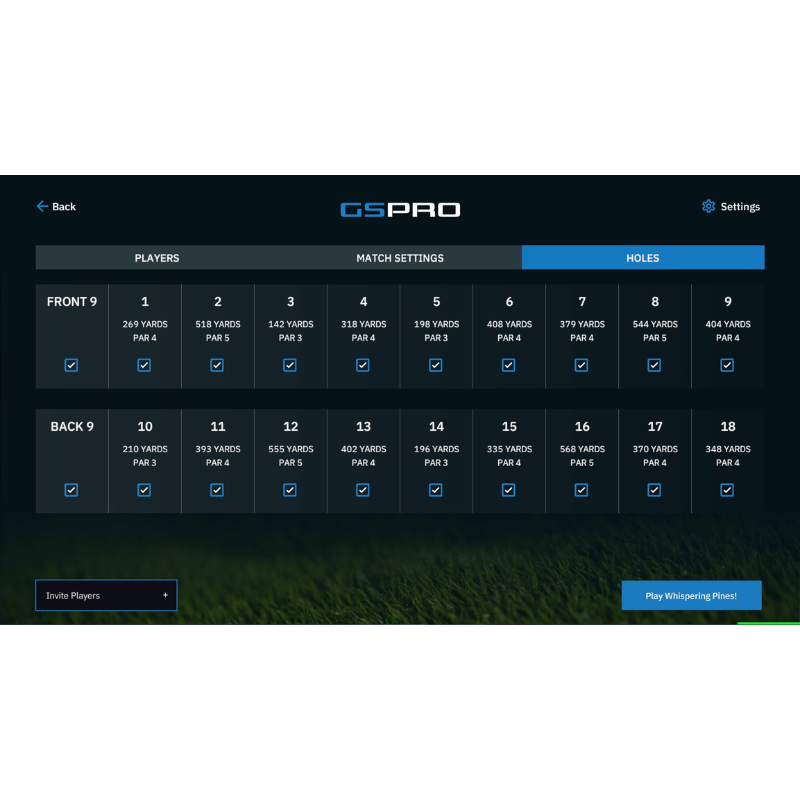 Gspro Software GSPro Software - Indoor Golf Outlet