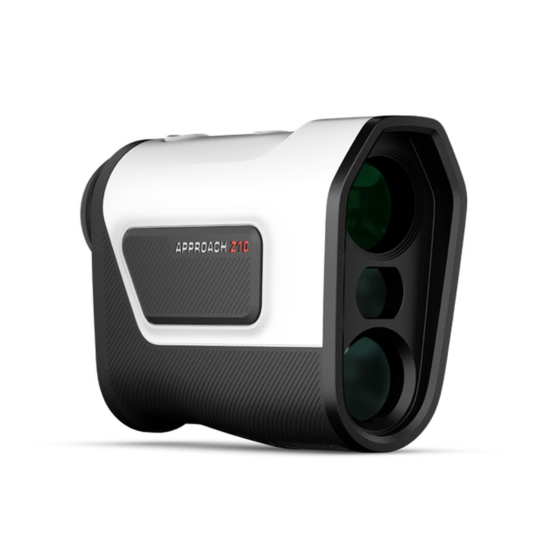 Garmin Approach Z10 Golf Laser Rangefinder front right angled view.