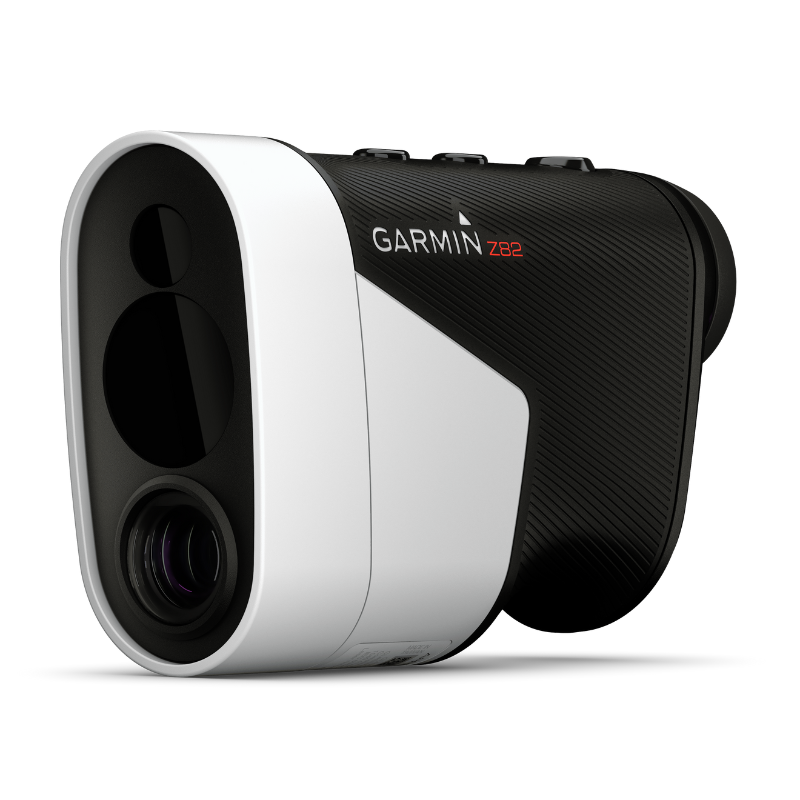 Garmin Approach Z82 Golf Laser Rangefinder with GPS right angle view.