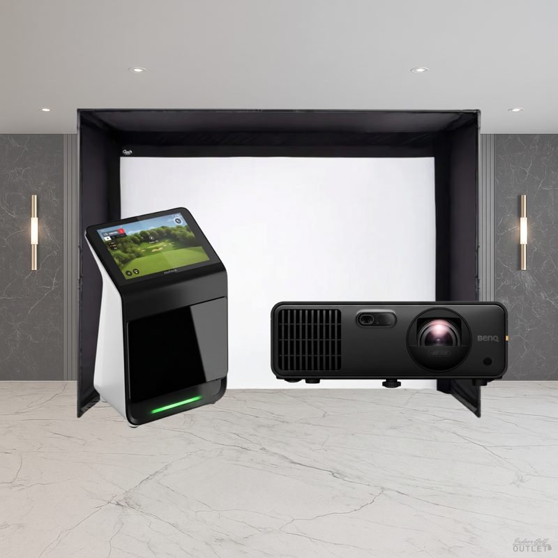 Garmin Approach® R50 DIY Golf Simulator Enclosure Projector Package.