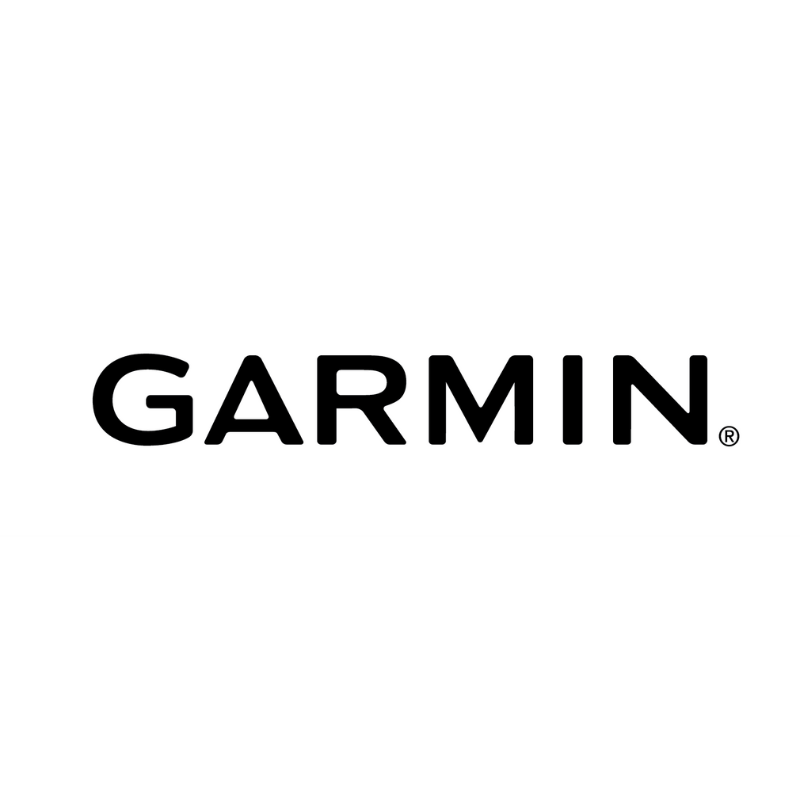 Garmin black logo.