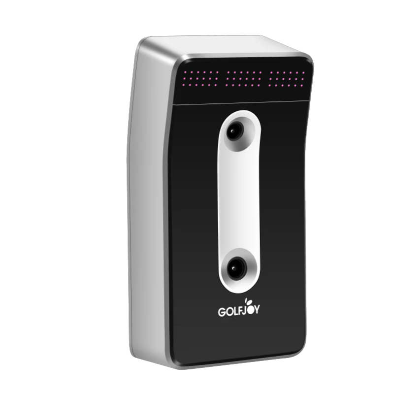 GolfJoy GDS Plus Launch Monitor left side view.