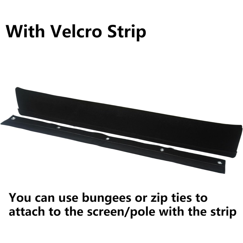 Impact Sports Ball Return Enclosure Bumper mounting strap with metal grommets for bungee cords or zip ties.