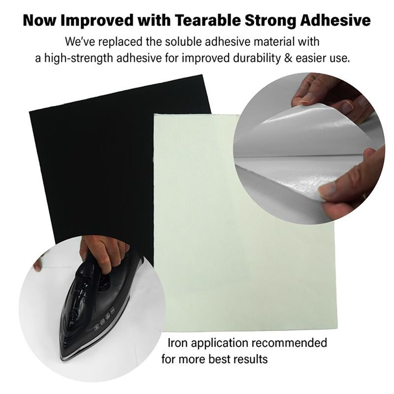 Impact Sports Impact Screen Patch Kit iron-on application with peel-off backing.
