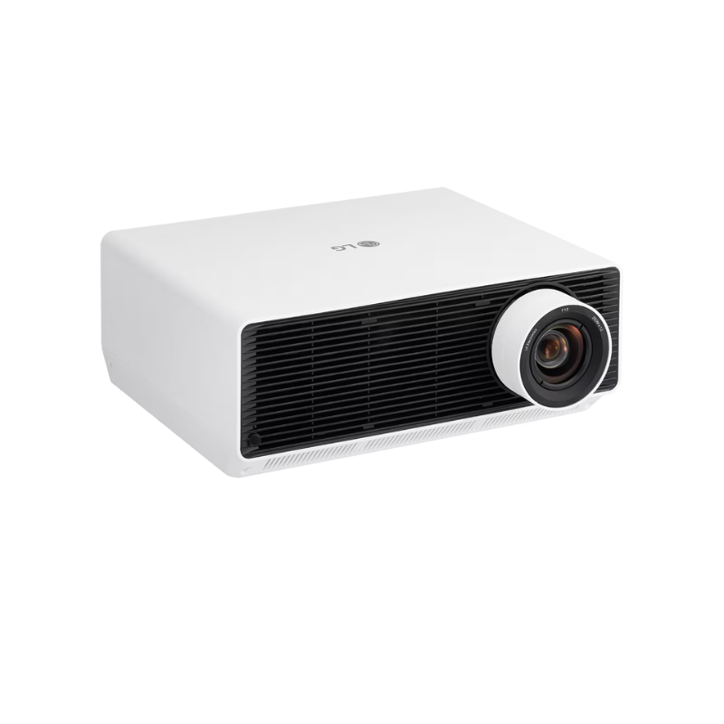 LG ProBeam BU53RG 5000 Lumen Laser 4K UHD Projector left side view.